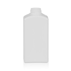 250 ml flacon Standard Square HDPE blanc 28.410