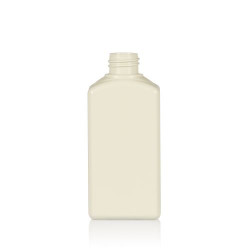 250 ml flacon Standard Square recyclage HDPE blanc 28.410