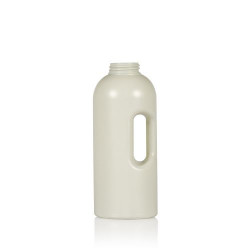 1000 ml flacon doseur Compact Round recyclage HDPE ivory One2dose D43