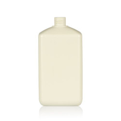 1000 ml flacon Standard Square recyclage HDPE blanc 28.410