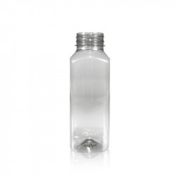 330 ml flacon de jus recyclage R-PET transparent