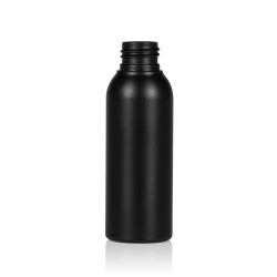 100 ml flacon Basic Round HDPE noir 24.410