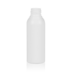 100 ml flacon Basic Round HDPE blanc 24.410