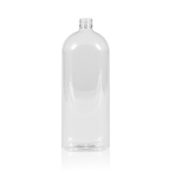 1000 ml flacon Basic Oval PET transparent 28.410