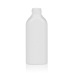 125 ml flacon Basic Oval HDPE blanc 24.410