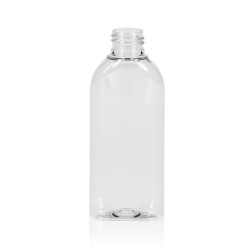 PET flacons : 100 ml juice mini shot transparente PET flacon