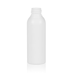 125 ml flacon Basic Round HDPE blanc 24.410