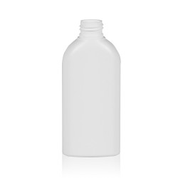 150 ml flacon Basic Oval HDPE blanc 24.410