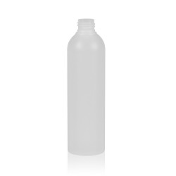 250 ml flacon Basic Round HDPE naturel 24.410