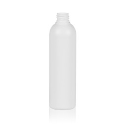 250 ml flacon Basic Round HDPE blanc 24.410