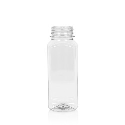 250 ml flacon de jus Juice Square PET transparent 