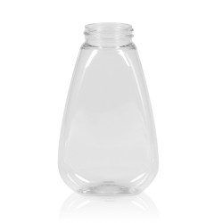250 ml Flacon compressible Sauce oval PET transparent 38.400