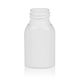 30 ml flacon Basic Oval HDPE blanc 24.410