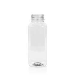 330 ml flacon de jus Juice Square PET transparent 