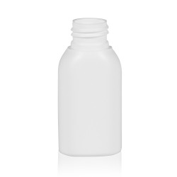 50 ml flacon Basic Oval HDPE blanc 24.410