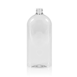 500 ml flacon Basic Oval PET transparent 24.410