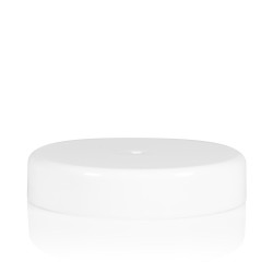 Couvercle a visser transparent cylinder 82 mm blanc